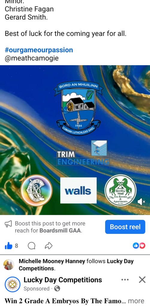 ‘Mill Meath Camogie&nbsp;representatives